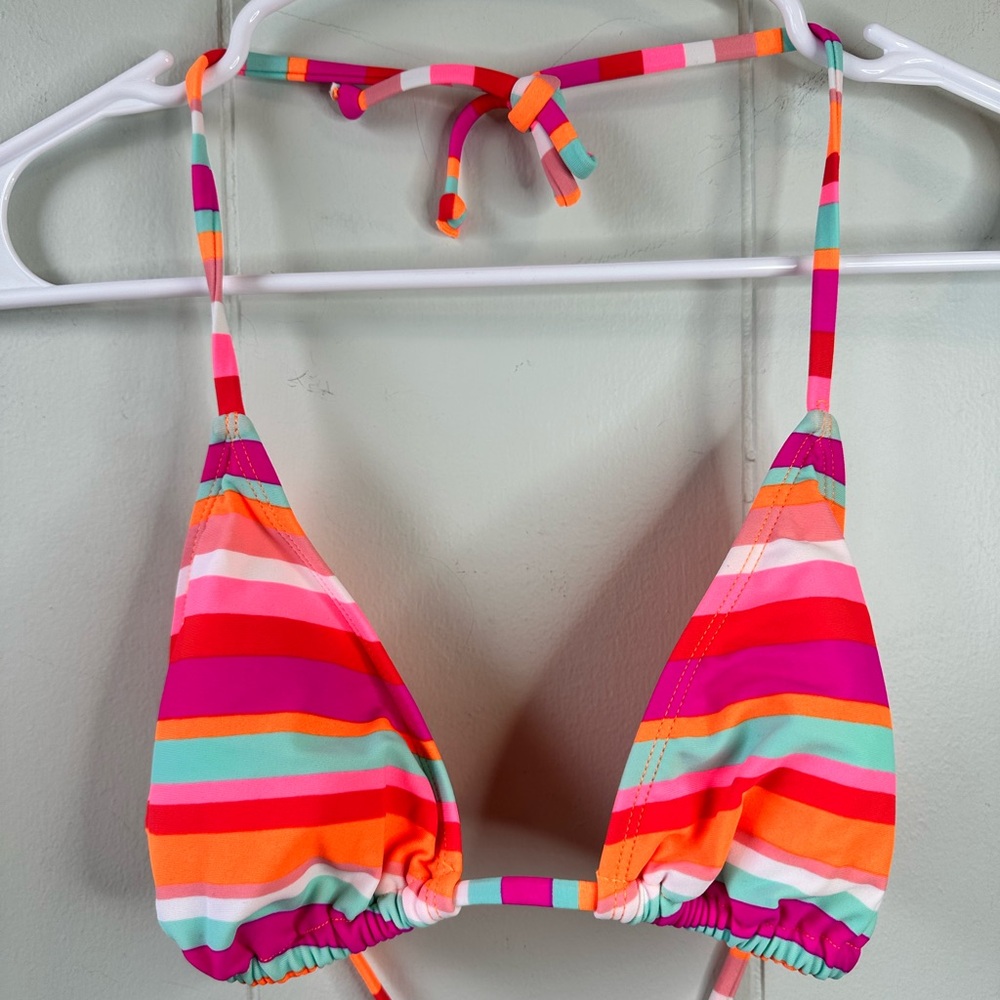 Old Navy Pink and Orange Bikini Vibrant Swimwear - Picture 3 of 9